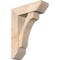 Ekena Millwork Legacy Slat Smooth Bracket w/ Offset Brace, Douglas Fir, 7 1/2"W x 24"D x 32"H BKT0806X24X32LEC06SDF - alternate 1